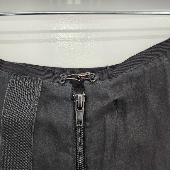 Cynthia Ashby Women's Zora 100% Silk Layered Sheer Skirt Gothic - S - Picture 6 of 8